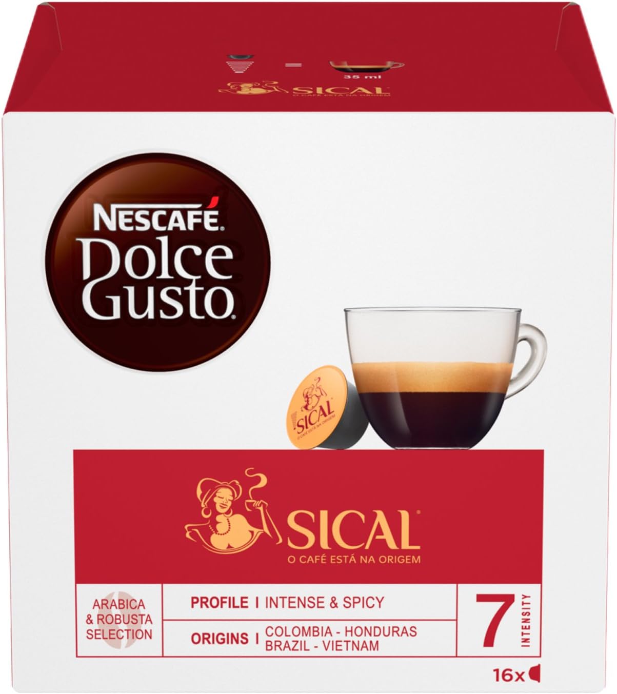 – SICAL 16 Cápsulas Dolce Gusto