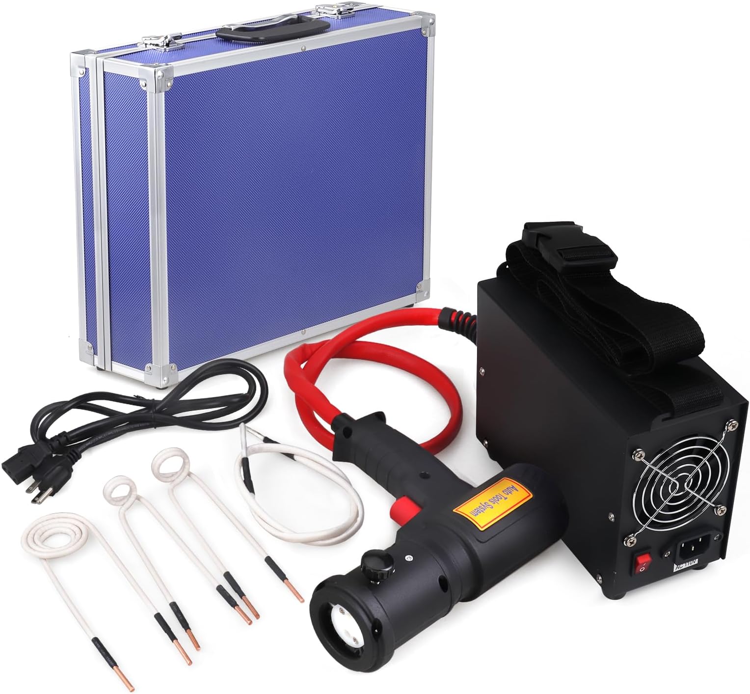 Induction Heater 1500W Hand Held Magnetic Flameless Induction Heater for Bolt Removal Rusty Screw Removing Tool 110V
