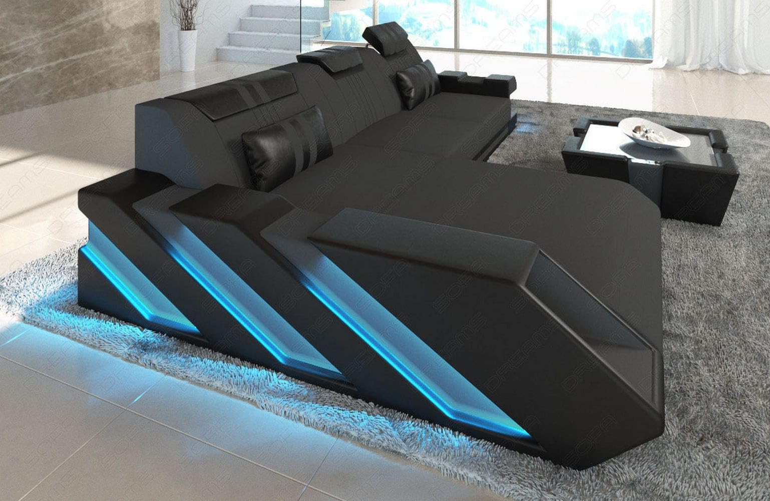Sofa Dreams Stoff Ecksofa Apollonia L-Form