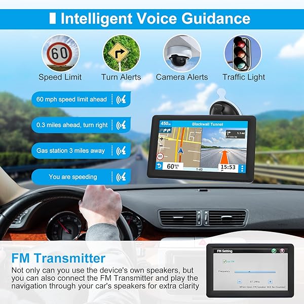 7" GPS Navigator with 2026 Maps 3