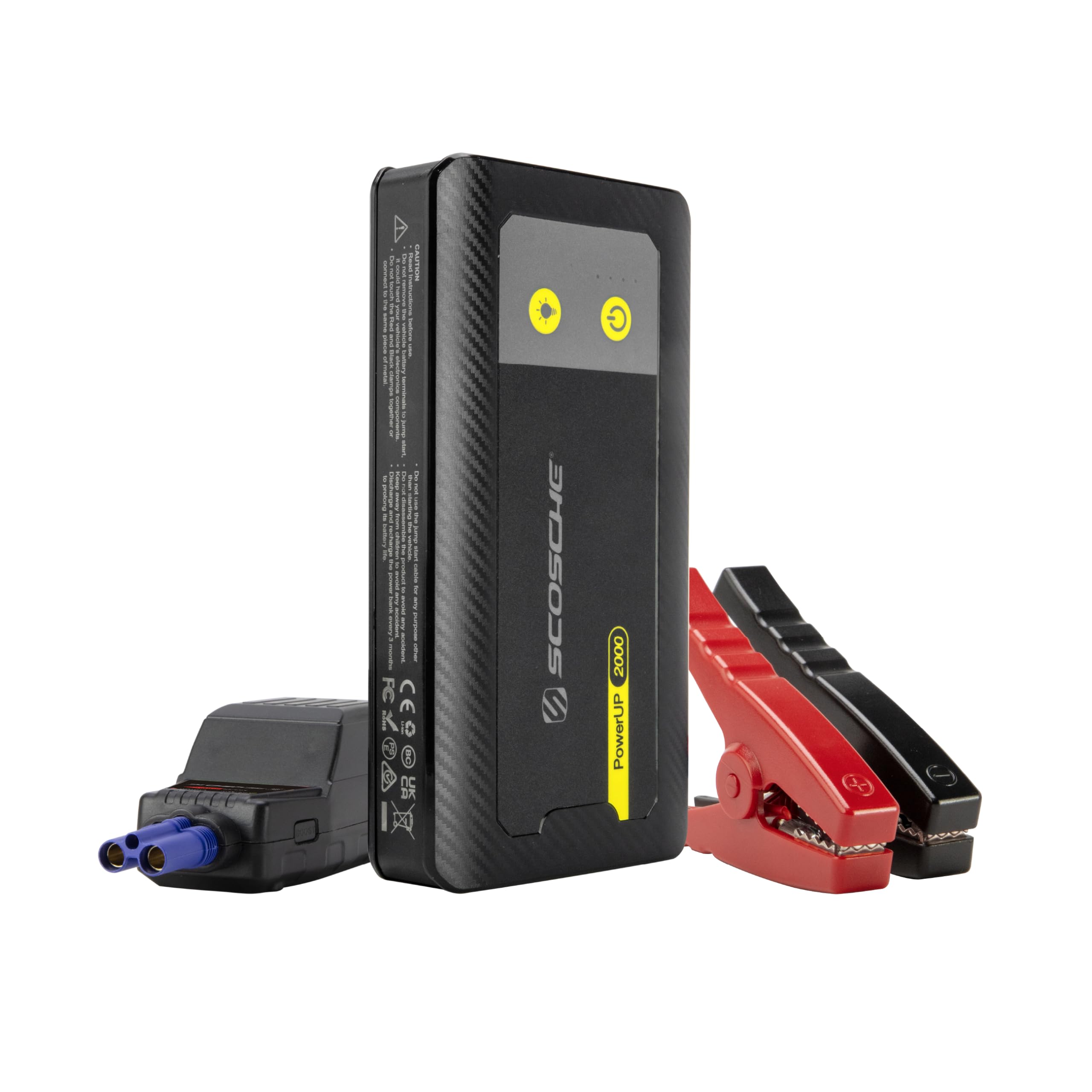 Scosche PBJ2000 Portable Car Battery Jump Starter, 12V Jump