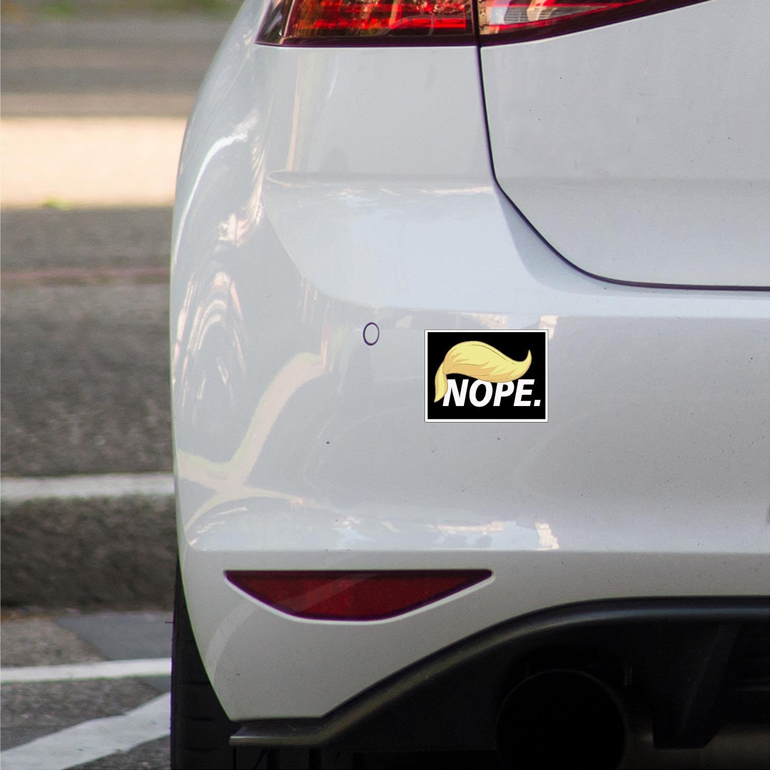 3 Pack Eco Nope Anti Donald Trump Political Pink Kamala Harris 2025 for President Star Bumper Magnet 4 in x 3 in