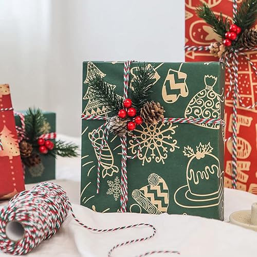 Miniatura 8 de Cuerda de cordel, cuerda de 328 pies, cordel de 2 mm para manualidades, arte, plantas de jardinería, envolver regalos, decoración para bodas y