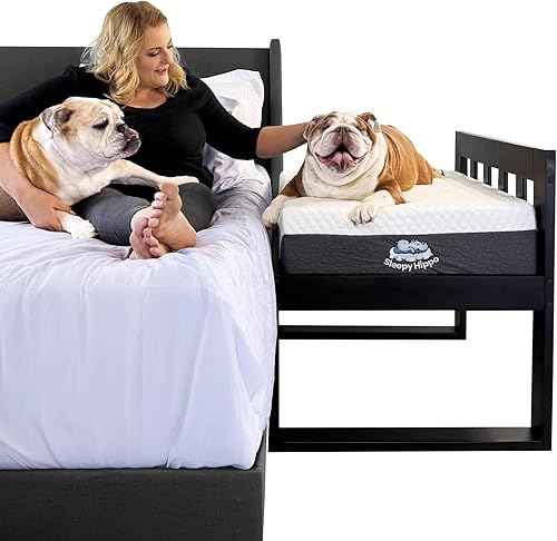 Marco de cama para perro, solo marco de cama elevado de madera, estilo humano, para mascotas y gatos, cuna de madera para razas pequeñas, medianas y