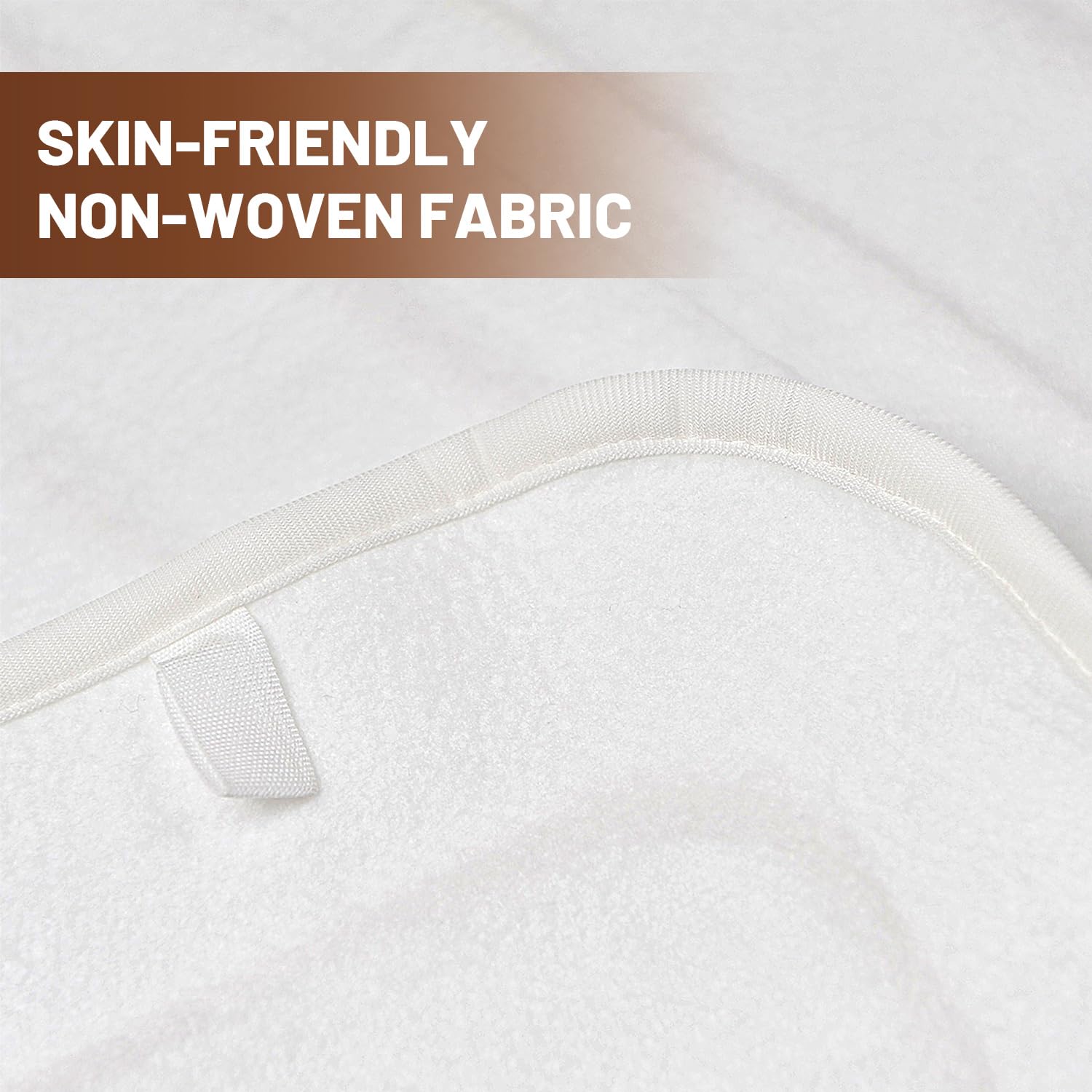 LEEVOT Coperta Termica 150 x 80 cm, 2 Temperature Regolabili Coperta Riscaldante Elettrica, Antimite, Lavabile, Spegnimento Automatico, Timer Programmabile.