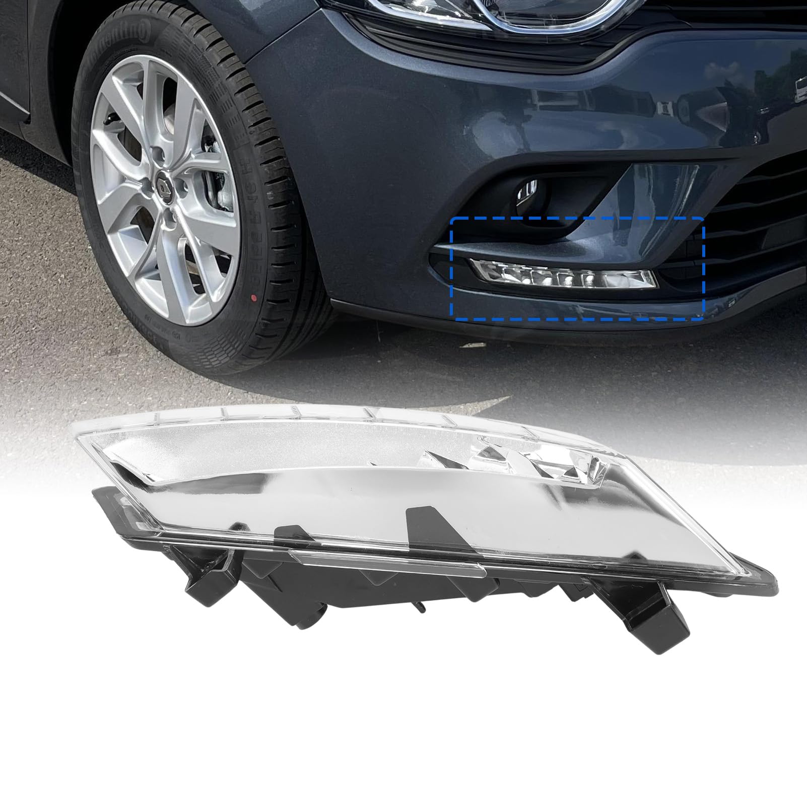 Tagfahrlicht Vorne Recht für Clio 4 2016-2020 Tagfahrlicht Clio IV 266007864R Stoßfänger rechts