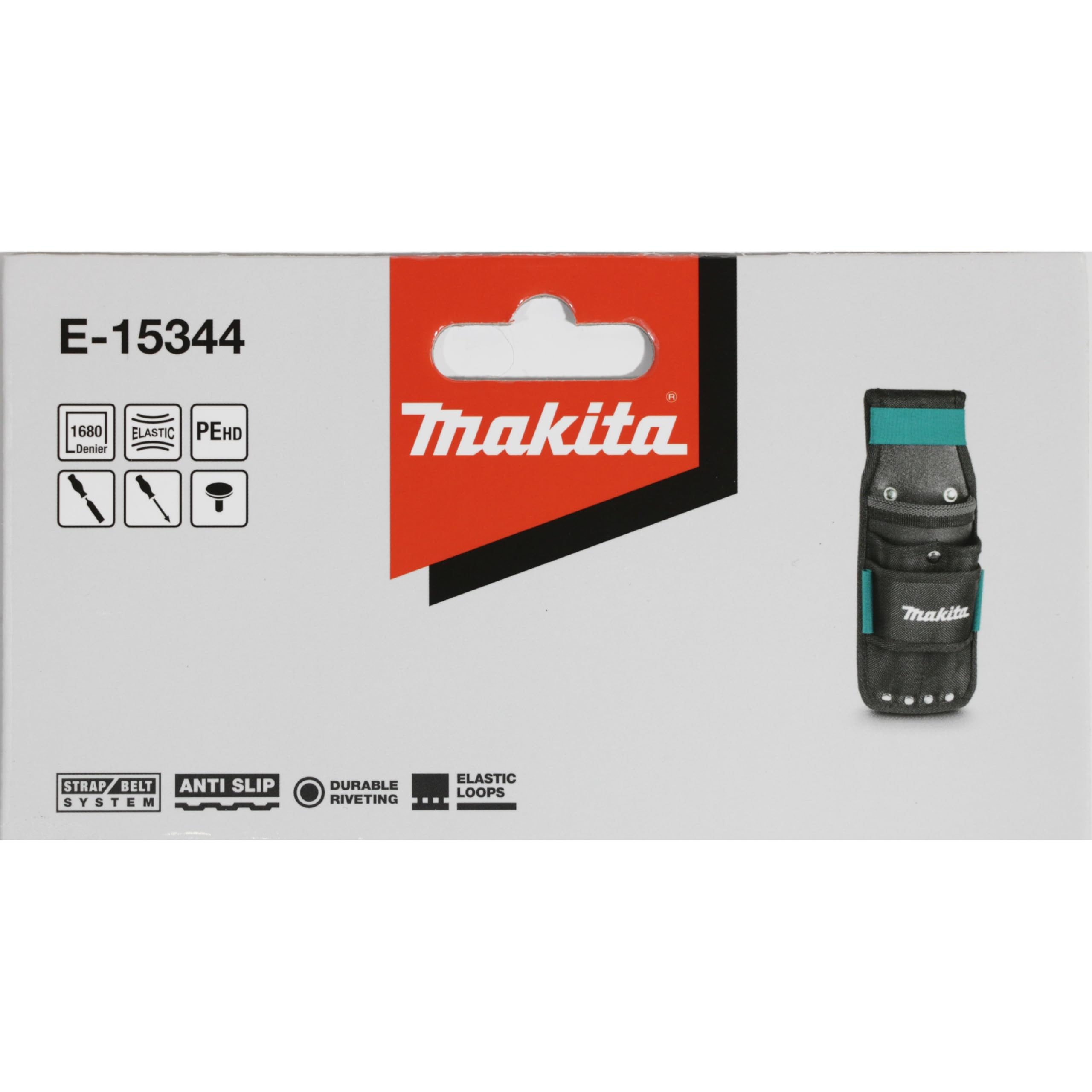 Makita E-15344 Ultimate Scalpello e portautensili, nero, 3 tasche