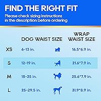 Vista 3 de HONEY CARE All-Absorb A26 - Envoltura para perro macho, 50 unidades, pequeña