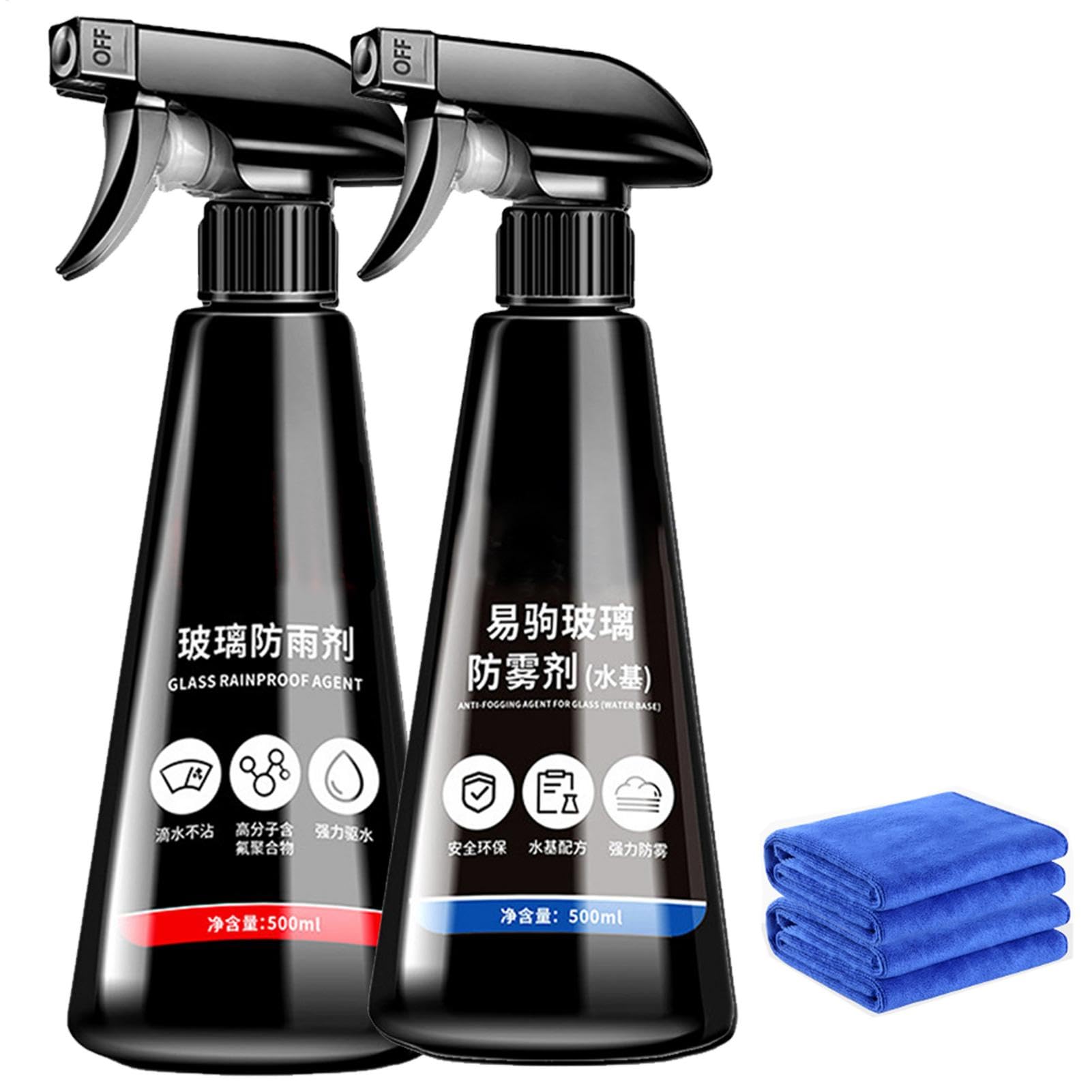 Spray Anti-Buée pour Lunettes Accessoire Auto Portable et Fournitures | Pare-Brise Anti-Pluie Produits D'Entretien Du Verre Accessoire Voiture Pour Débutants Maison Bureau Action De Gr