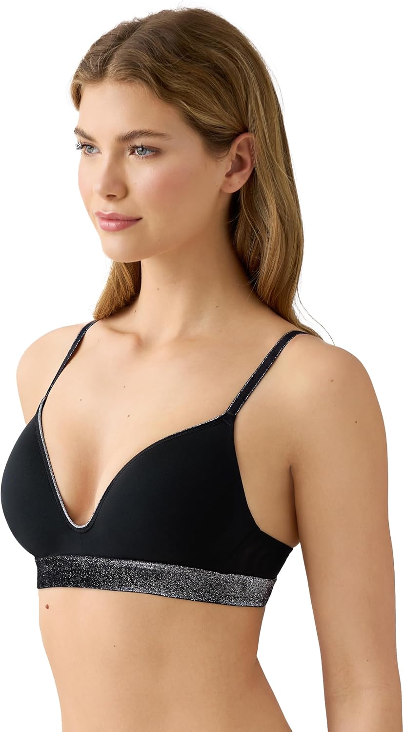 b.tempt'd Womens Room Service Lightly Padded Wire Free Plunge T-Shirt Bra, 956258 - Image 2