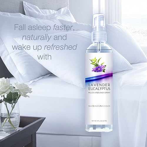 Miniatura 5 de Almohada de eucalipto de lavanda natural en aerosol y lino, el mejor aerosol casero para relajar la mente, los patrones de sueño y el cuerpo, fuerte