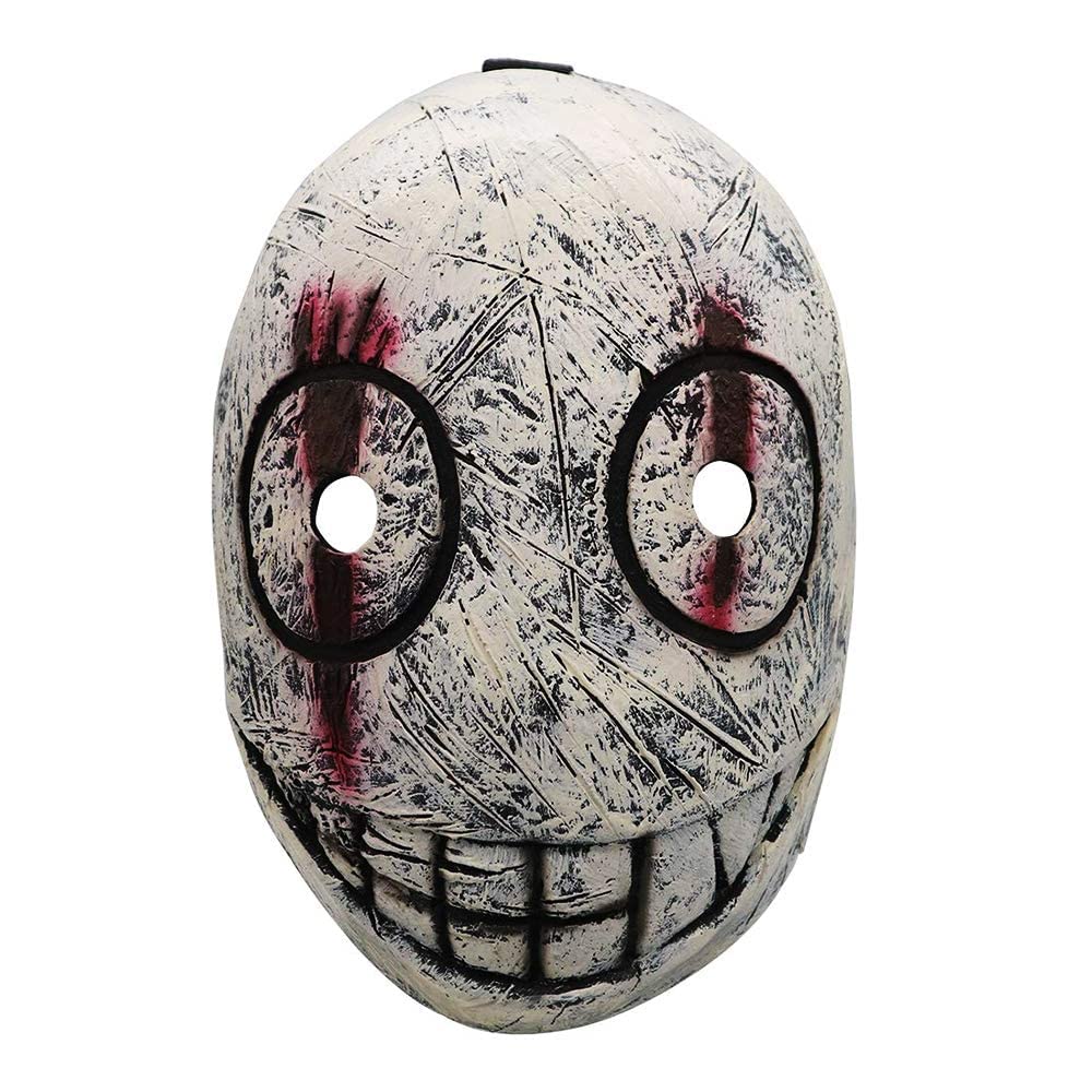 Infinity Gauntlet Dead Daylight Legion Frank Mask Halloween Scary Smile Game Killer Cosplay Creepy Bloody Latex Full Face Mask Costume Props for Adults