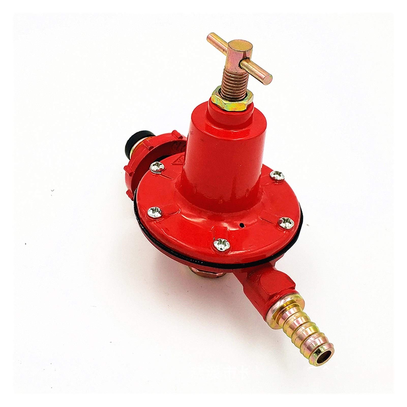 La réduction de la Pression du régulateur Valve LP Peut Ajuster Le gaz liquéfié Moyen de Pression Valve for Griller, Rouge,Matériau Durable