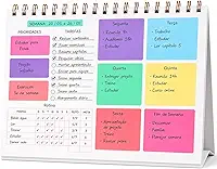 Agenda Visual de Produtividade e Planejamento Semanal com Espaço para Tarefas, Prioridades e Anotações