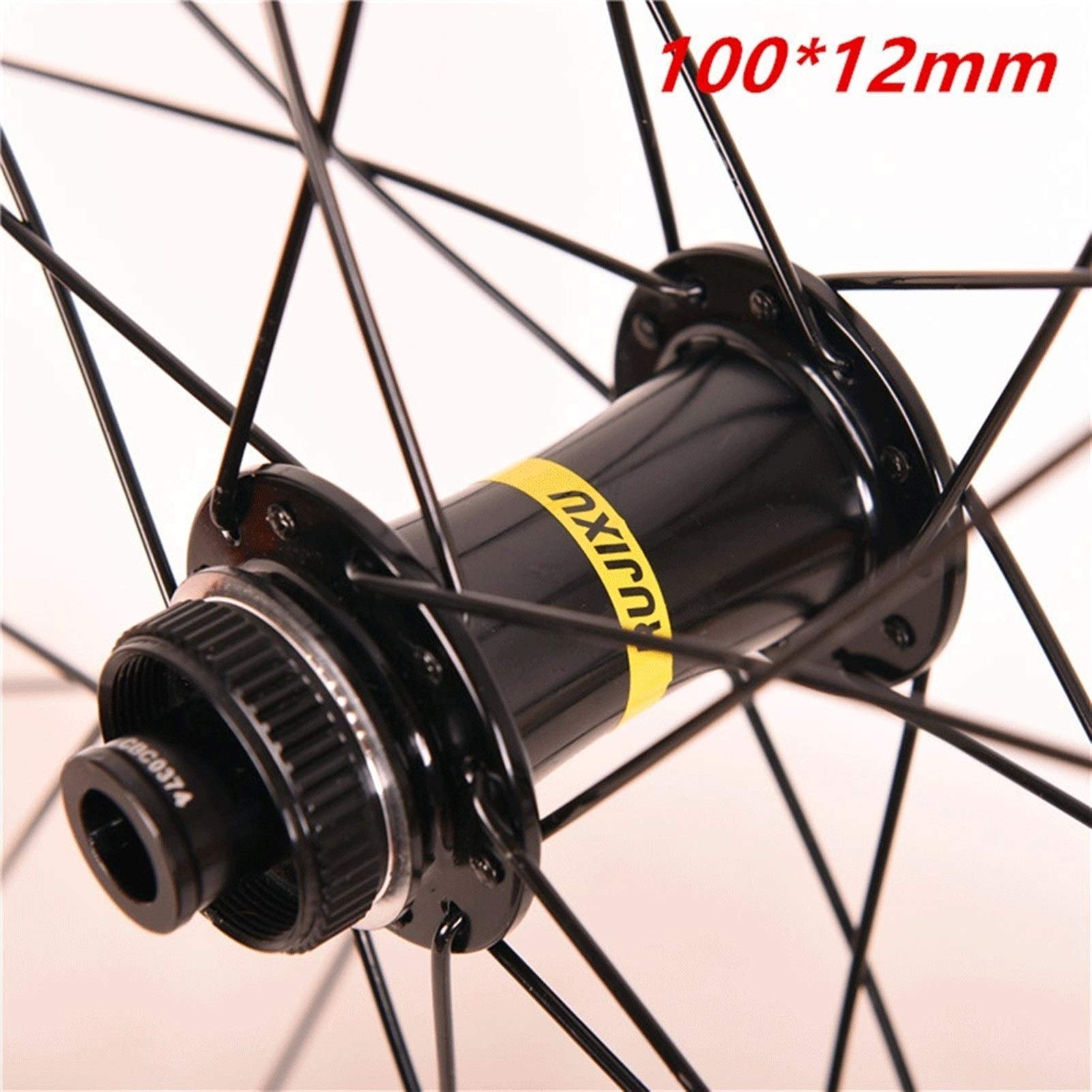Radsport Felgen 700C Fahrradrad Rennrad-Radsatz 40mm Center Lock Scheibenbremse Doppelwandige Felgen Steckachse 12mm Abgedichtete Lagernabe Für 8-11 Speed Cassette Schwungrad