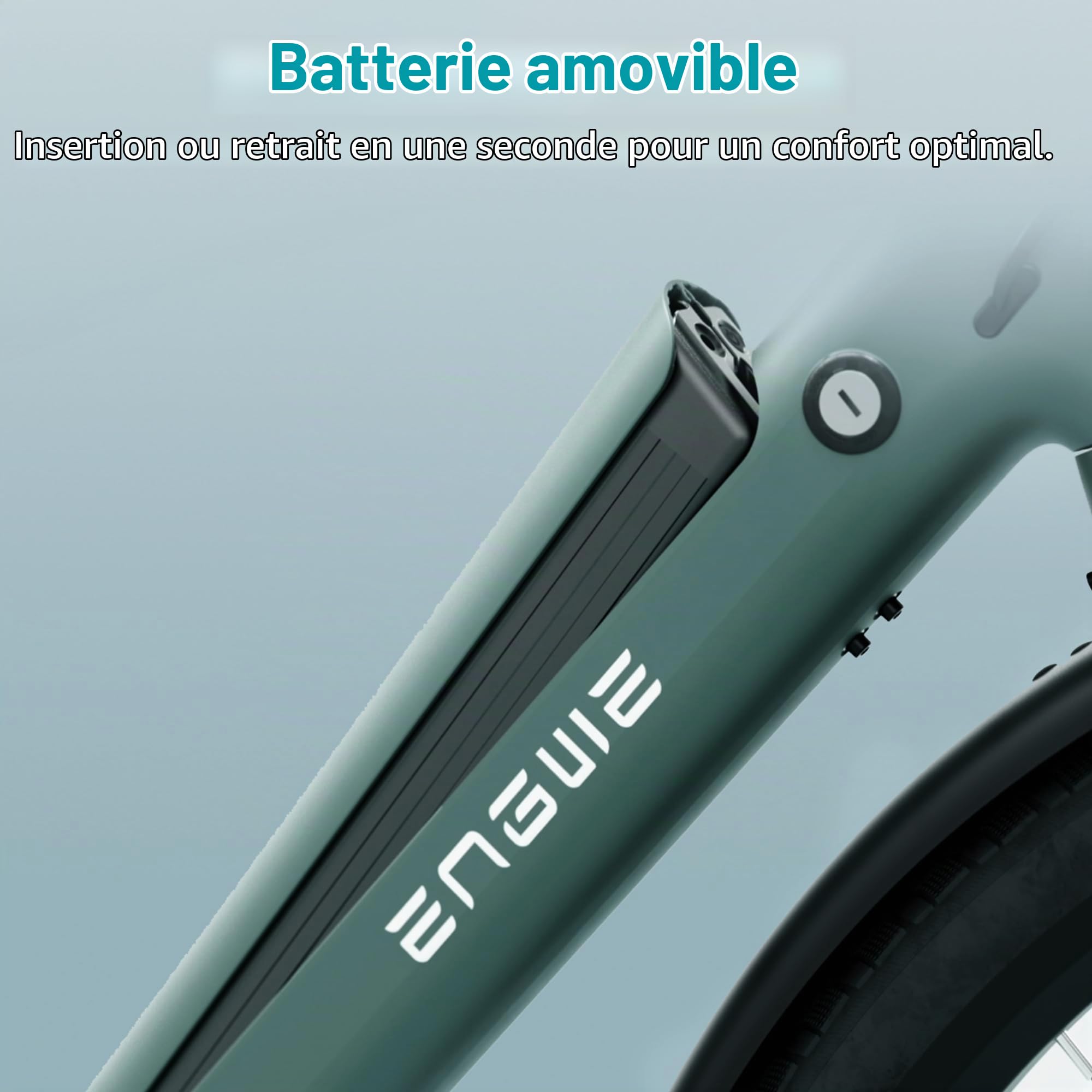 ENGWE Velo Electrique-Vélo électrique avec Batterie 36V 10Ah, VTT Homme Adulte avec Support de Couple, Transmission à 7 Vitesses avec APP et Bluetooth, BIS 100km,N1 AIR