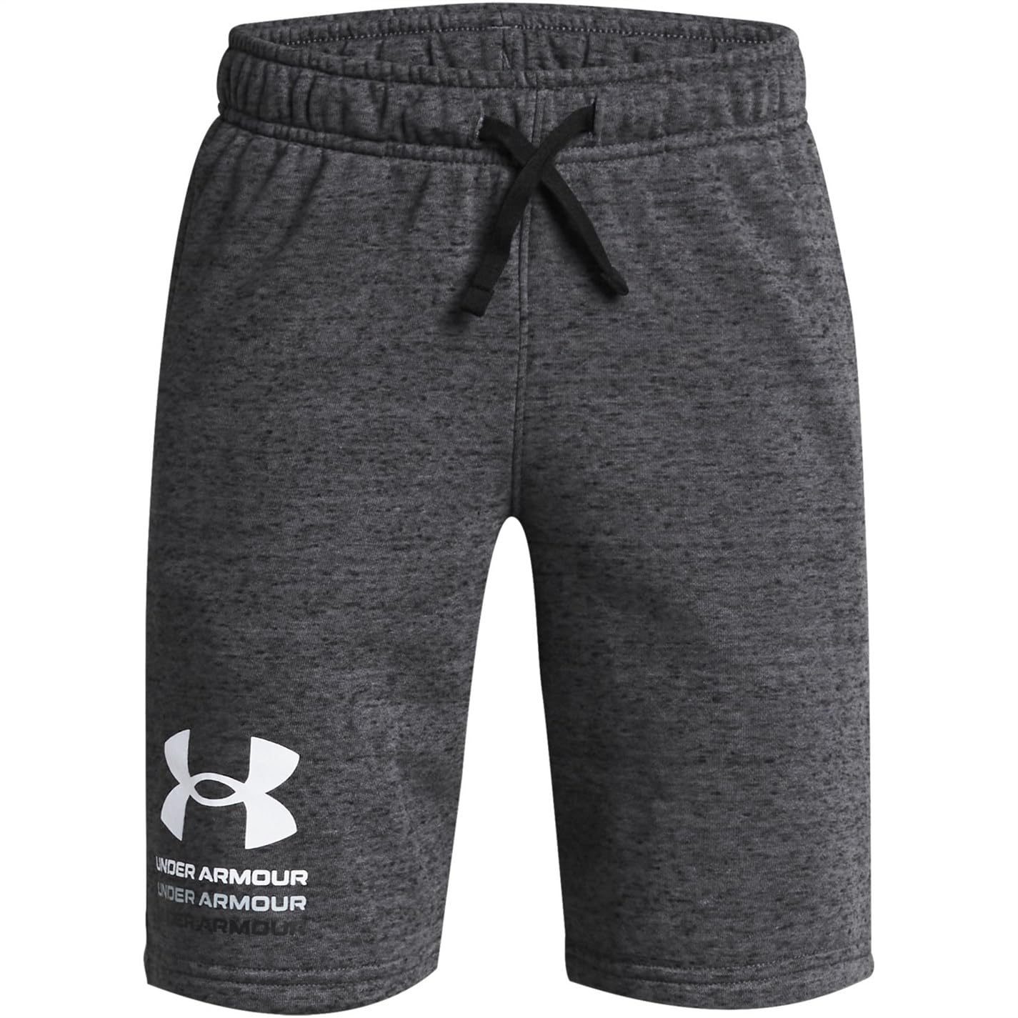 Under Armour Boys Heather/Black Rival Terry Short 11-12 Years