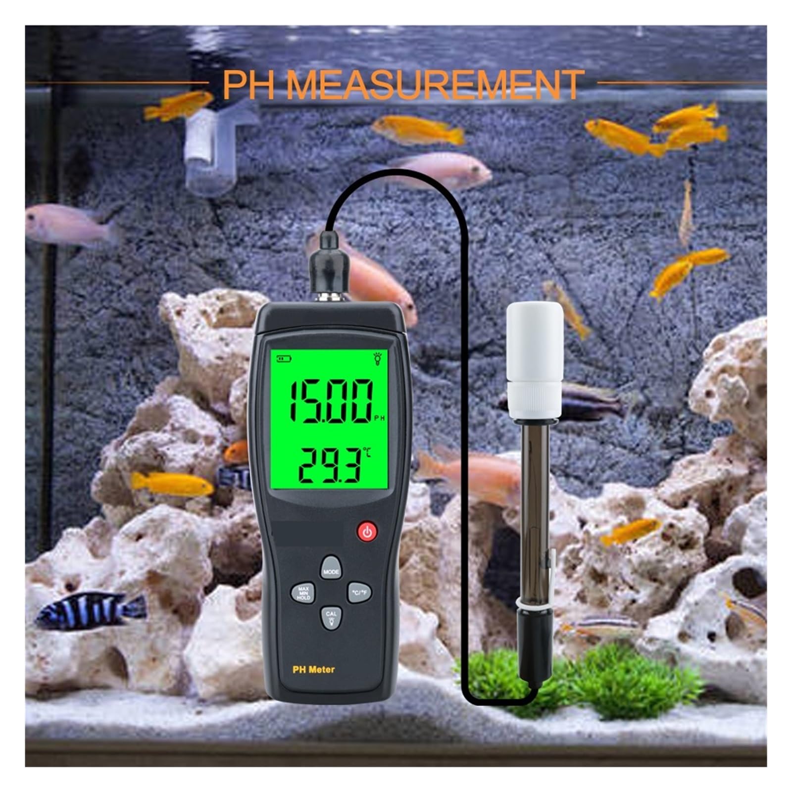 Misuratore PH Digitale Tester Sensore Intelligente Strumento Di Misurazione Del'umidità Acidità Del'acqua Misurazione Accurata