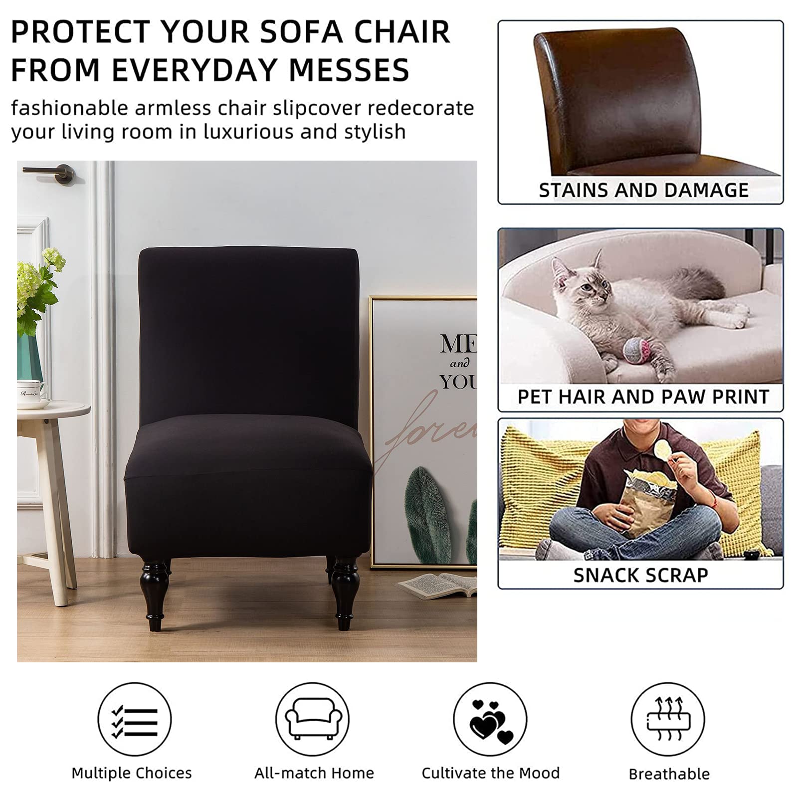 Funda Para Silla Individual Sin Brazos Funda Para Sofá