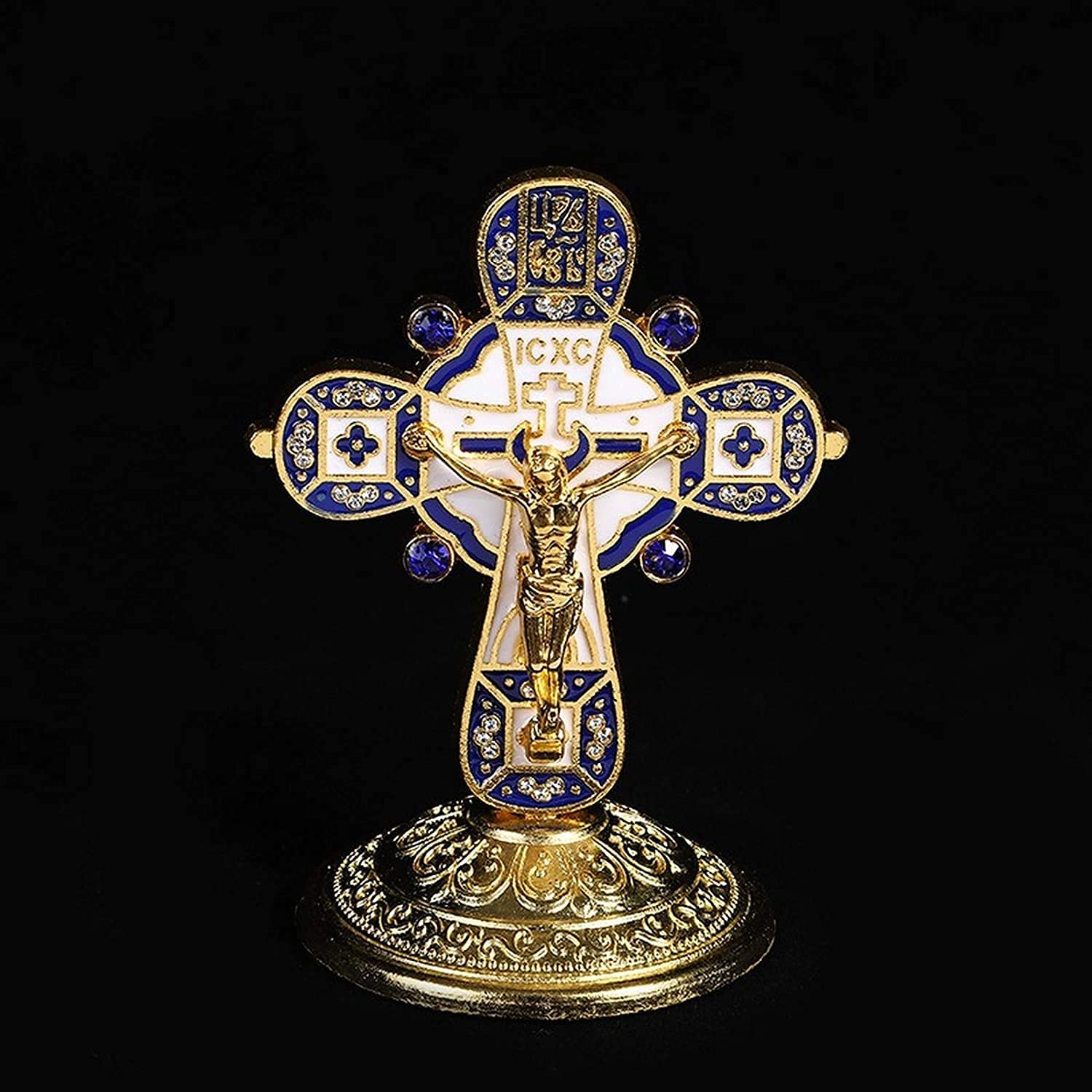 JONJUMP Jesus Cross Orthodox Catholic Icon Religious Home Decoration Church Orthodox Cross Crafts