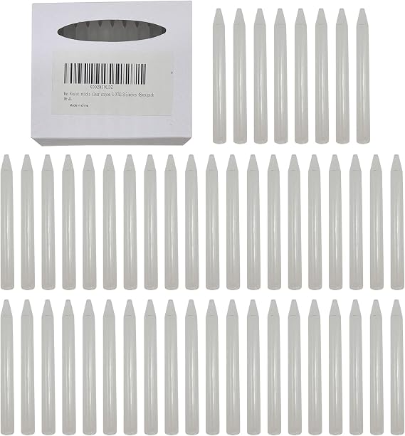 N/C Wax Resist sticks clear crayon for watercolor bulk 3.07X0.315inches 48pcs/pack waterproofing