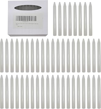 N/C Wax Resist sticks clear crayon for watercolor bulk 3.07X0.315inches 48pcs/pack waterproofing