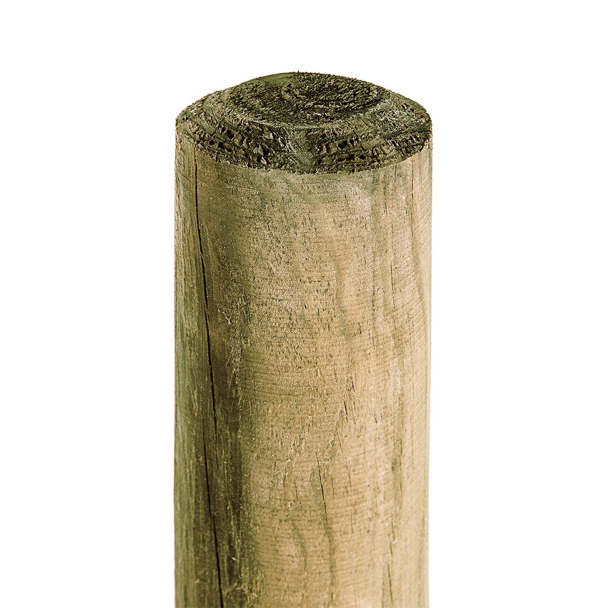 HaGa Lot de 10 piquets en bois - Diamètre : 6 cm - Hauteur : 175 cm - Imprégnés en autoclave (vert) - Résistant aux intempéries - Parfait pour le jardin, l'agriculture et les projets extérieurs