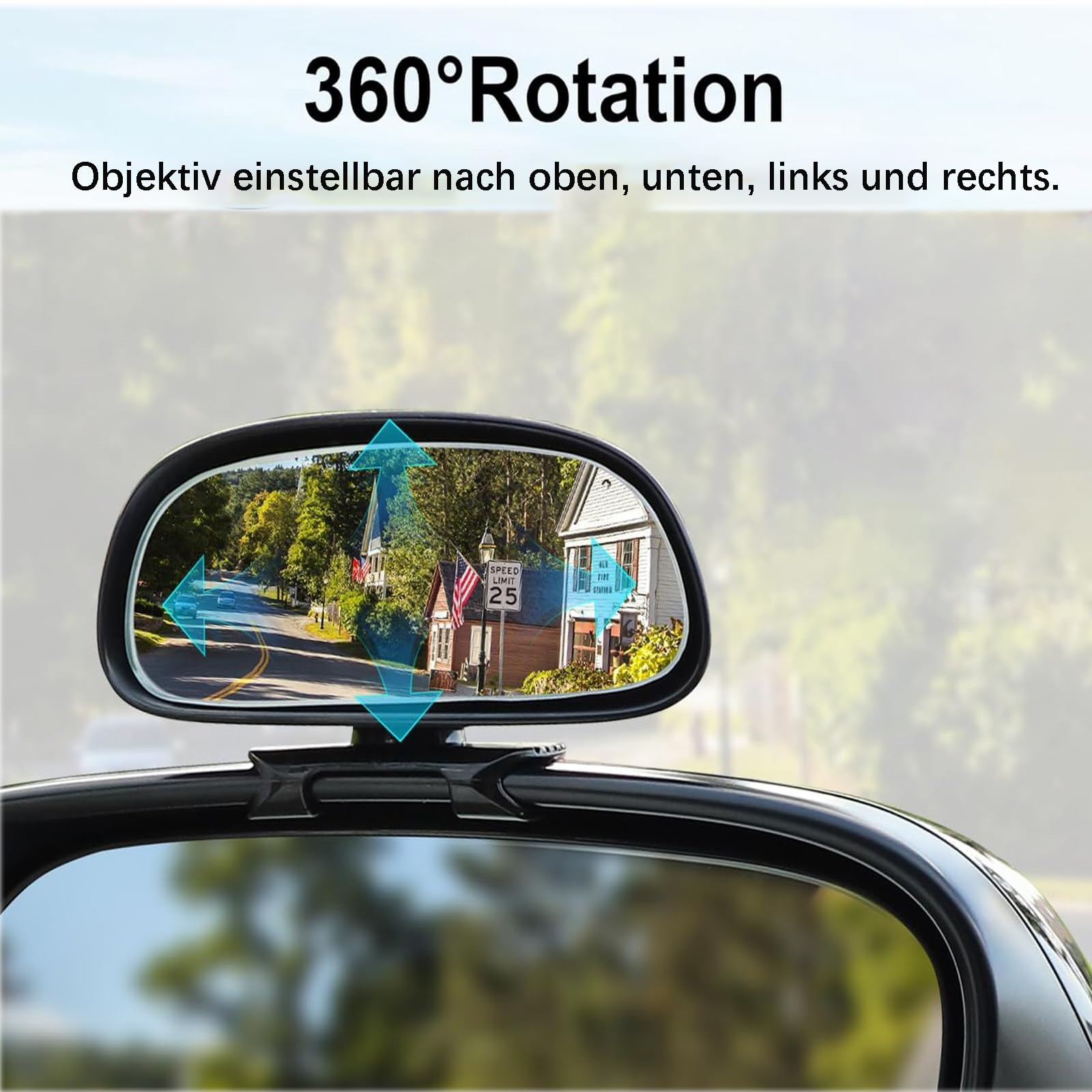 Toter-Winkel-Spiegel,360 Grad Rotation Verstellbar  Produktbild-Vorschau 6