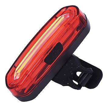 Dark Horse Bicycle LED 7 Mode USB Rechargeable Red and White/Blue Super Bright Tail Light LED, Red