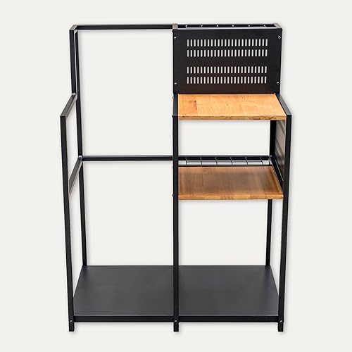 Miniatura 8 de Teal Triangle Organizador de palos de golf independiente, elegante soporte de almacenamiento de garaje resistente, sostiene bolsas de golf, zapatos,