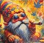 Gnome Sunflower Diamond Painting Kit For Adults - 12x12 Inch Full Drill 5D Gem Art With Tools