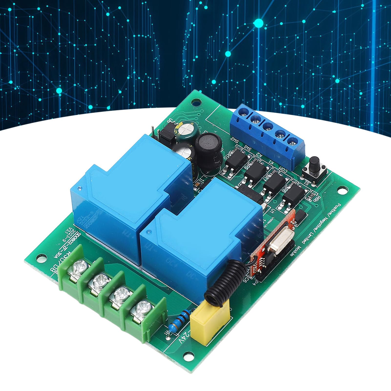 Module Commande Moteur DC Télécommande Contrôle Avant Arrière 2 Vitesses pour Robot Voiture RC