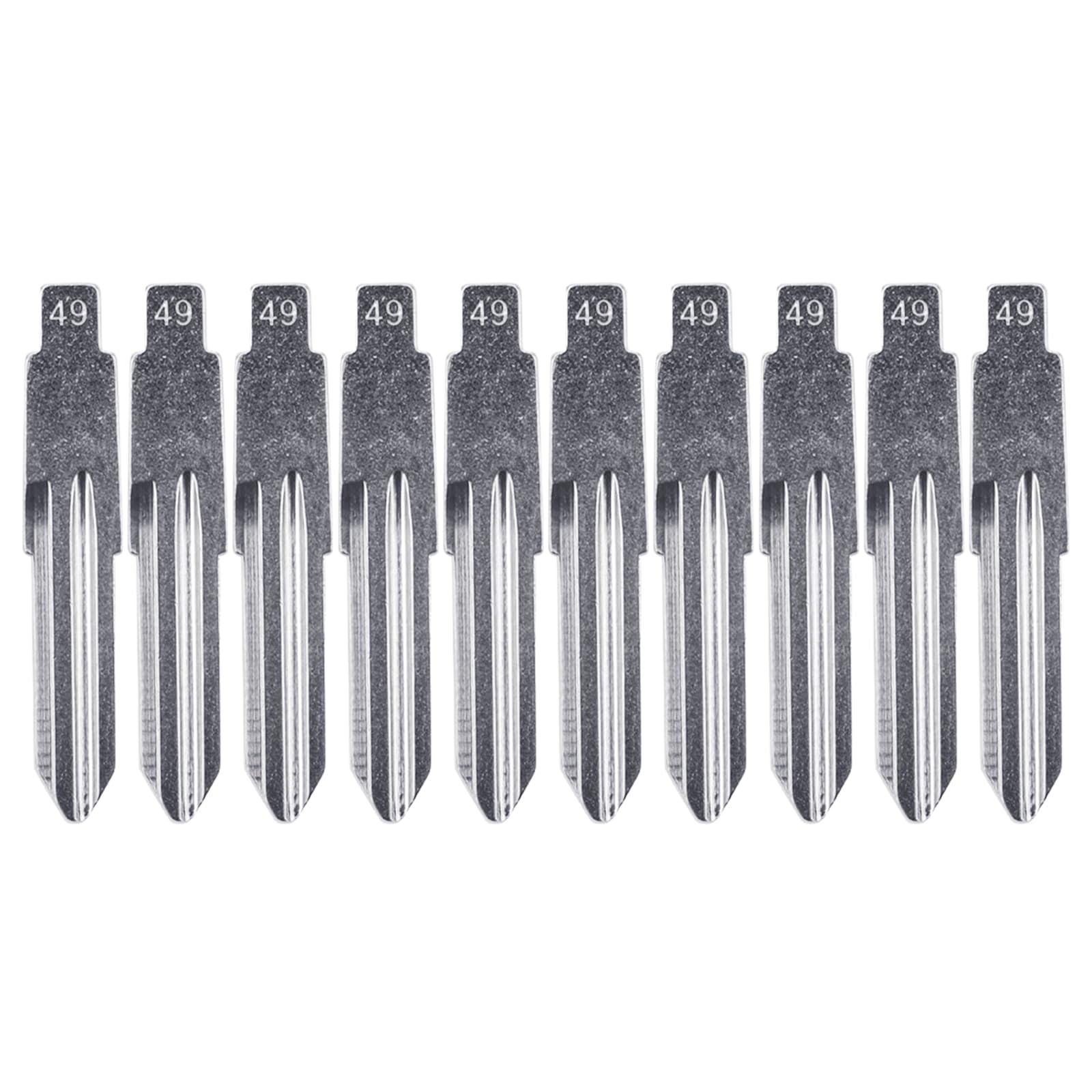 Fromceo Right Slot Accuracy Cut A49 Empty Long Lasting Metal High Strength Strong Metal Replacement Empty For Hu46 Locks Car