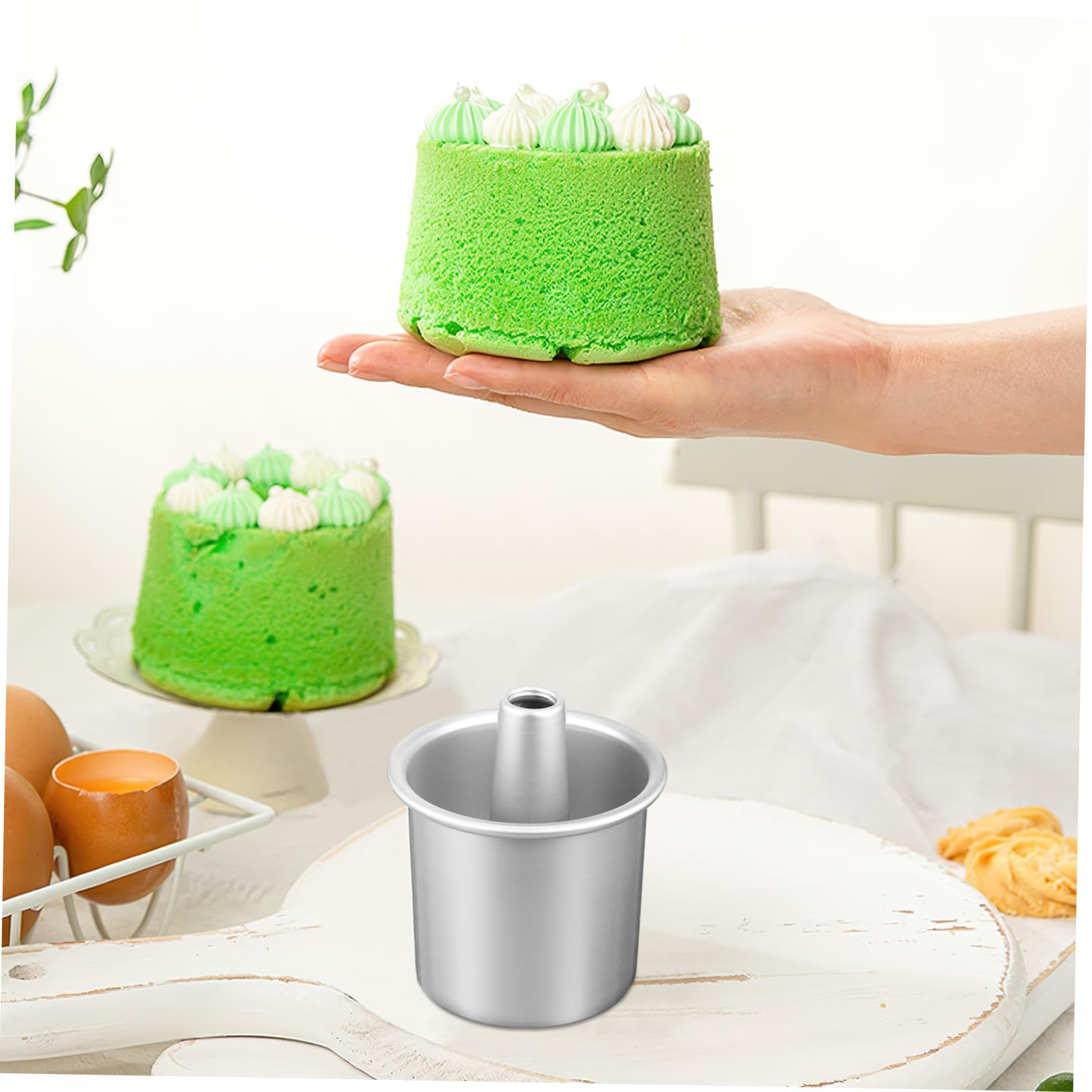 HEMOTON 3pièces Moule à Gâteau Creux Antiadhésif Pour Cuisson Pour Muffins Et Gâteaux Léger Et Pratique Résistant Chaleur Démoulage Facile Et Nettoyage Rapide