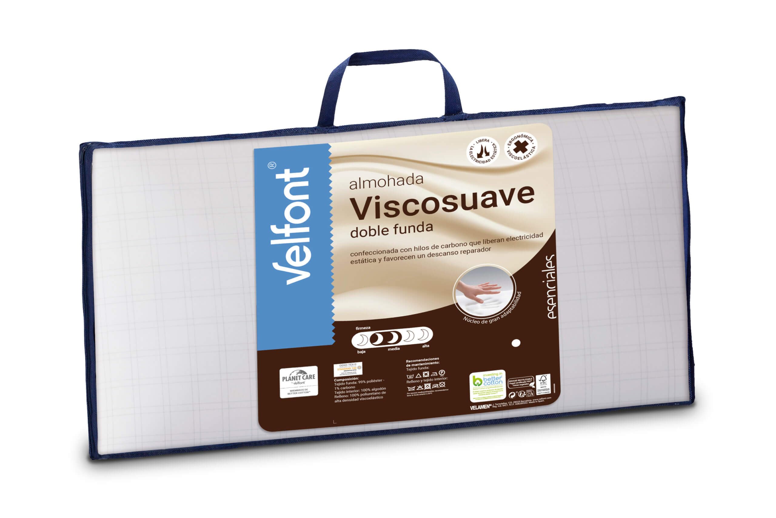 Velamen - Almohada Velfont ViscoSuave 70