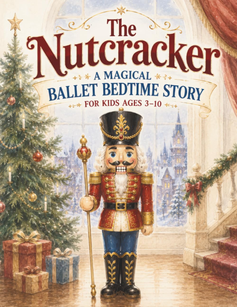 The Nutcracker: A Magical Ballet Bedtime Story for Kids Ages 3–10: A Beautifully Illustrated Retelling of the Classic Nutcracker Ballet