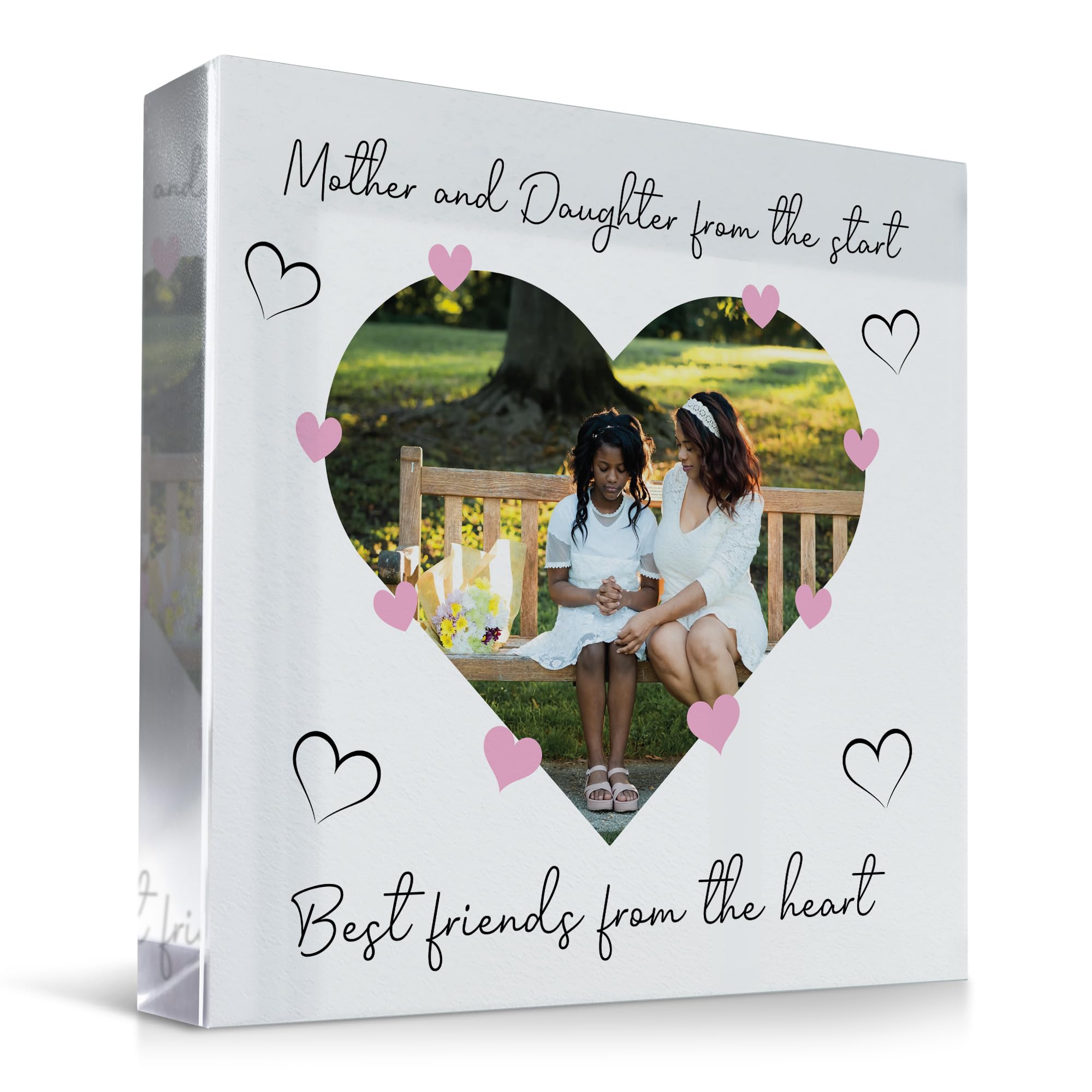 Red Ocean Gift For Mum From Daughter On Mothers Day Birthday Personalised Plaque Mother And Daughter Gift For Birthday Mum Photo Plaque From Best Friend Keepsake