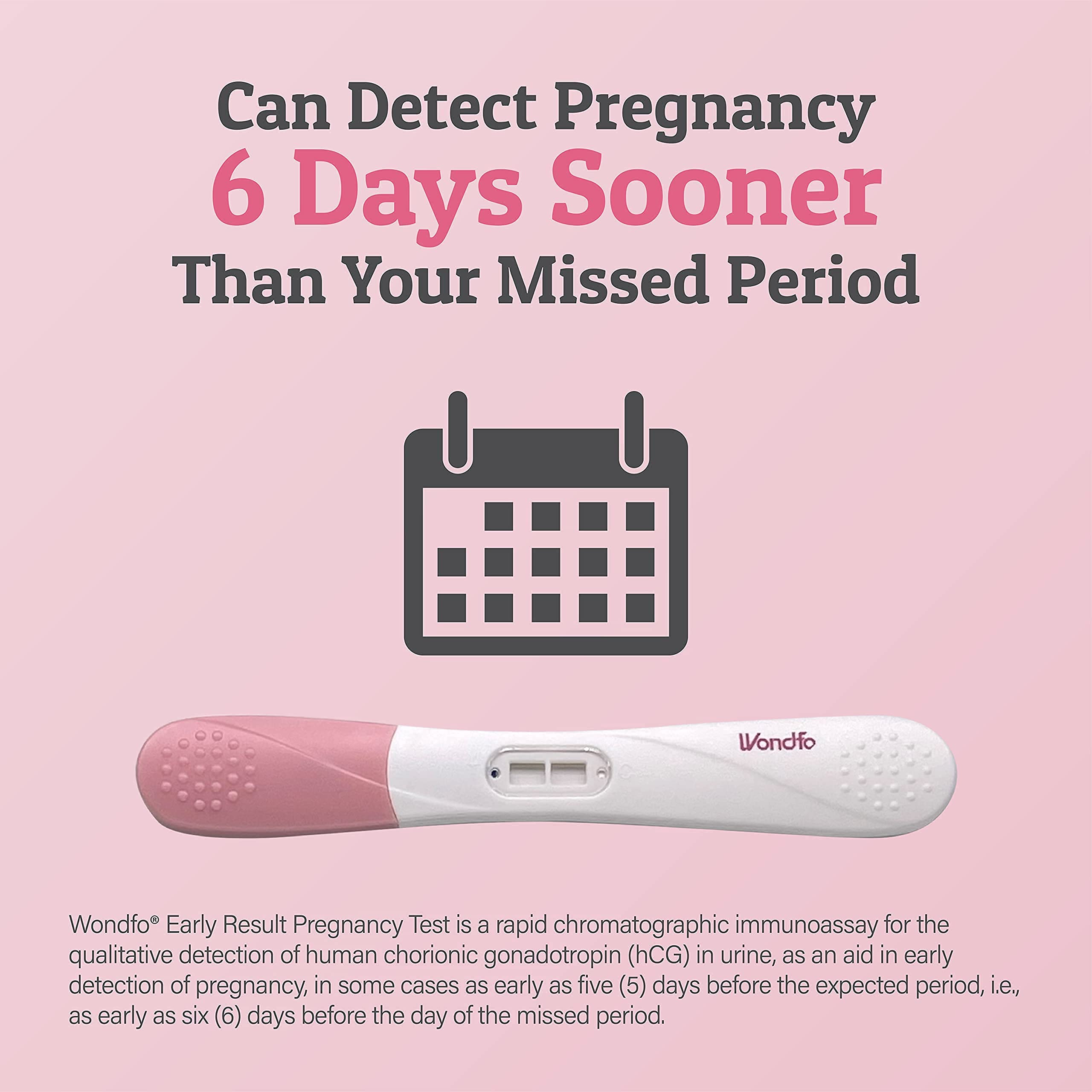 Wondfo Pregnancy Test Early Result 5 Pack Extra Sensitive HCG Urine