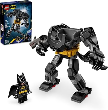 LEGO DC Batman Batman Mech Armor Super Hero Toy, Collectible Robot Action Figure and Minifigure Included, Creative Super Hero Gift for Kids & Fans Ages 6 and Up, 76270 | Collectible Robot Action Figure, Minifigure Included, Creative Gift for Kids & Fans