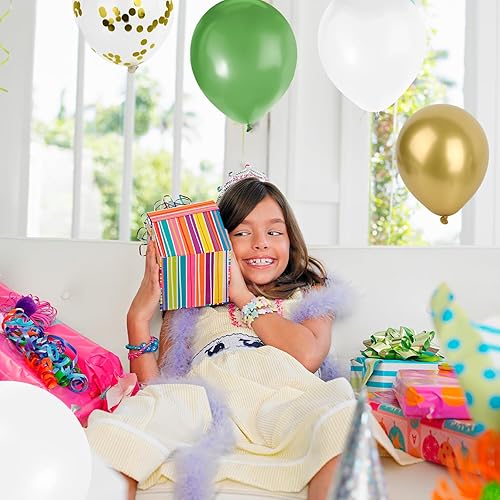 Miniatura 8 de LovesTown Kit de guirnalda de globos verde salvia, kit de arco de 150 piezas, globos de látex de diferentes tamaños, globos metálicos de confeti