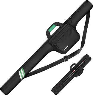 PEKREWS Fishing Rod Case, 52inch Fishing Pole Bag with Tackle Pockets