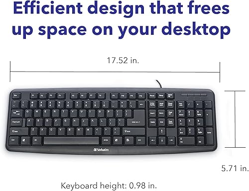 Miniatura 3 de Teclado con cable USB Negro