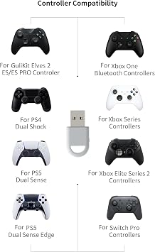 GuliKit Hyperlink 2 Fast Wireless Adapter for Xbox Series X|S Controller