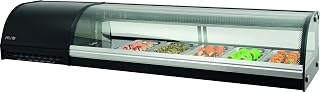 Saro 323 – 3158 SV 1500 Sushi vitrina, 74.5 L, color negro
