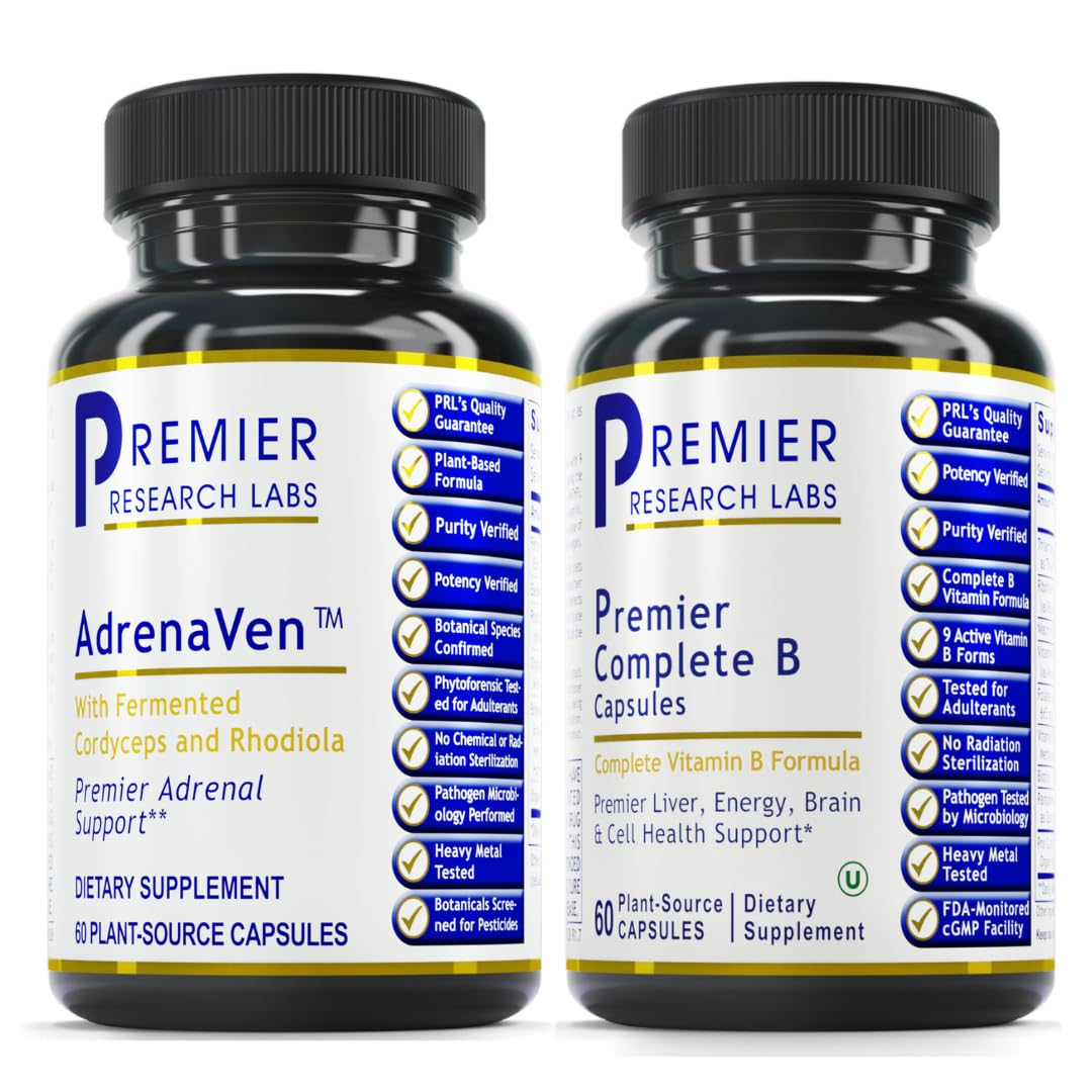 Premier Research LabsComplete B Capsules (60 caps) and AdrenaVen (60 caps)