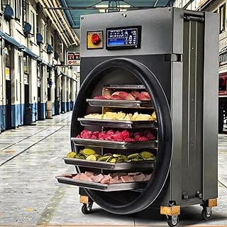 Home Use Freeze Dryer, Compact Lyophilizer - Operation Countertop Food Dehydrator, Easy-to-Use Control Panel, Perfect for DIY Fruit Snacks Yogurt Bites Emergency Food Storage
