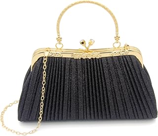 ZIMAIJIA Sparkly Sequin Evening Clutch Purse for Women - Crossbody Shoulder Bag for Wedding Party Prom Formal Events