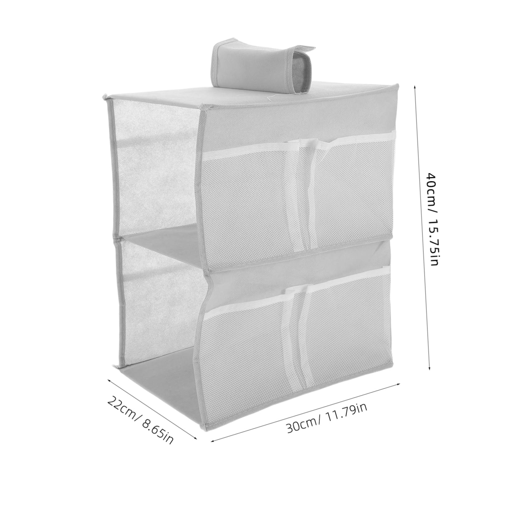 Unomor Fabric Organizer for Efficient Space Saving Bedroom Bathroom Kitchen and Office Multi Functional Design with Convenient Structure
