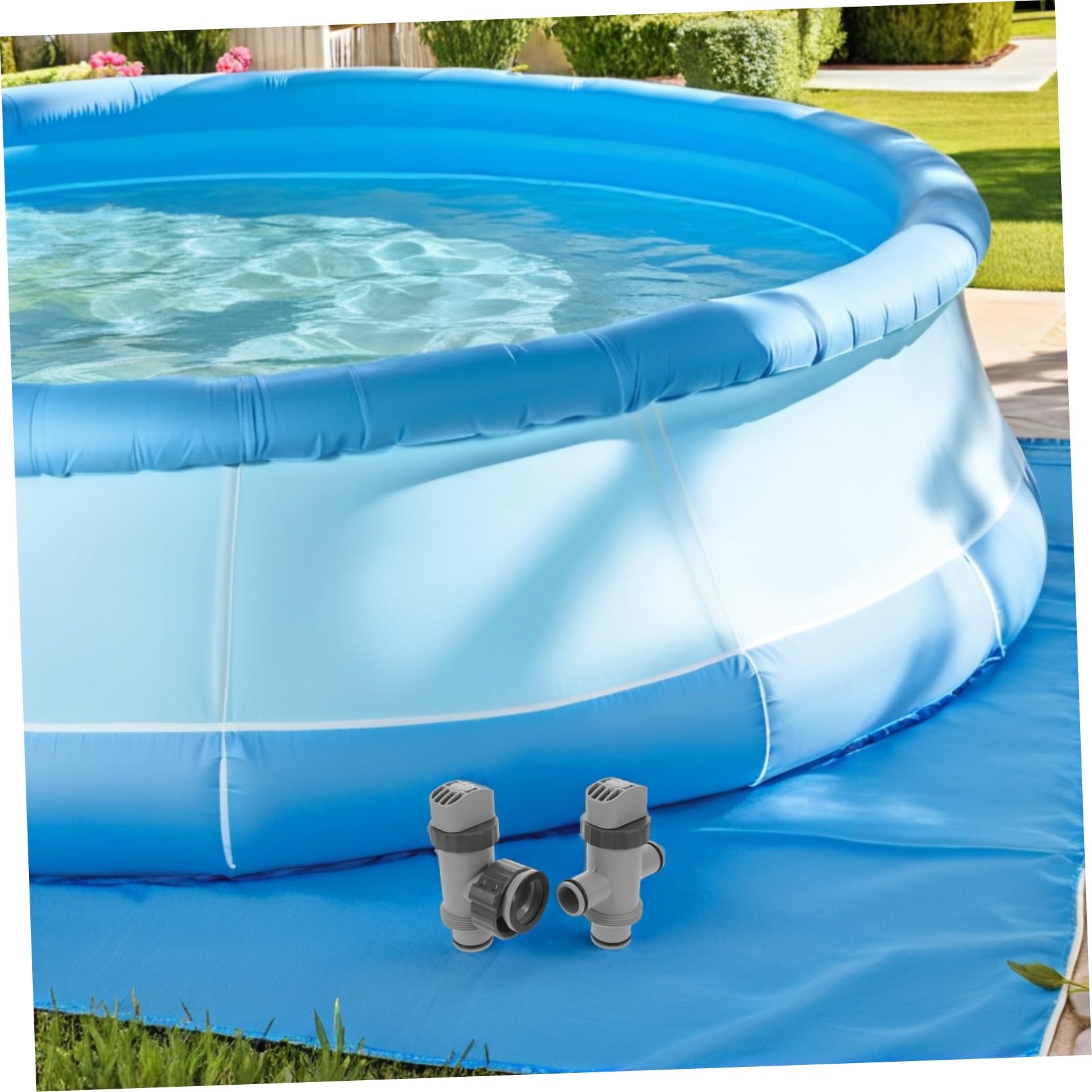 Abaodam Válvula De Manguera De Piscina para Flujo De Agua Válvula De Émbolo para Mantenimiento De Manguera De Piscina