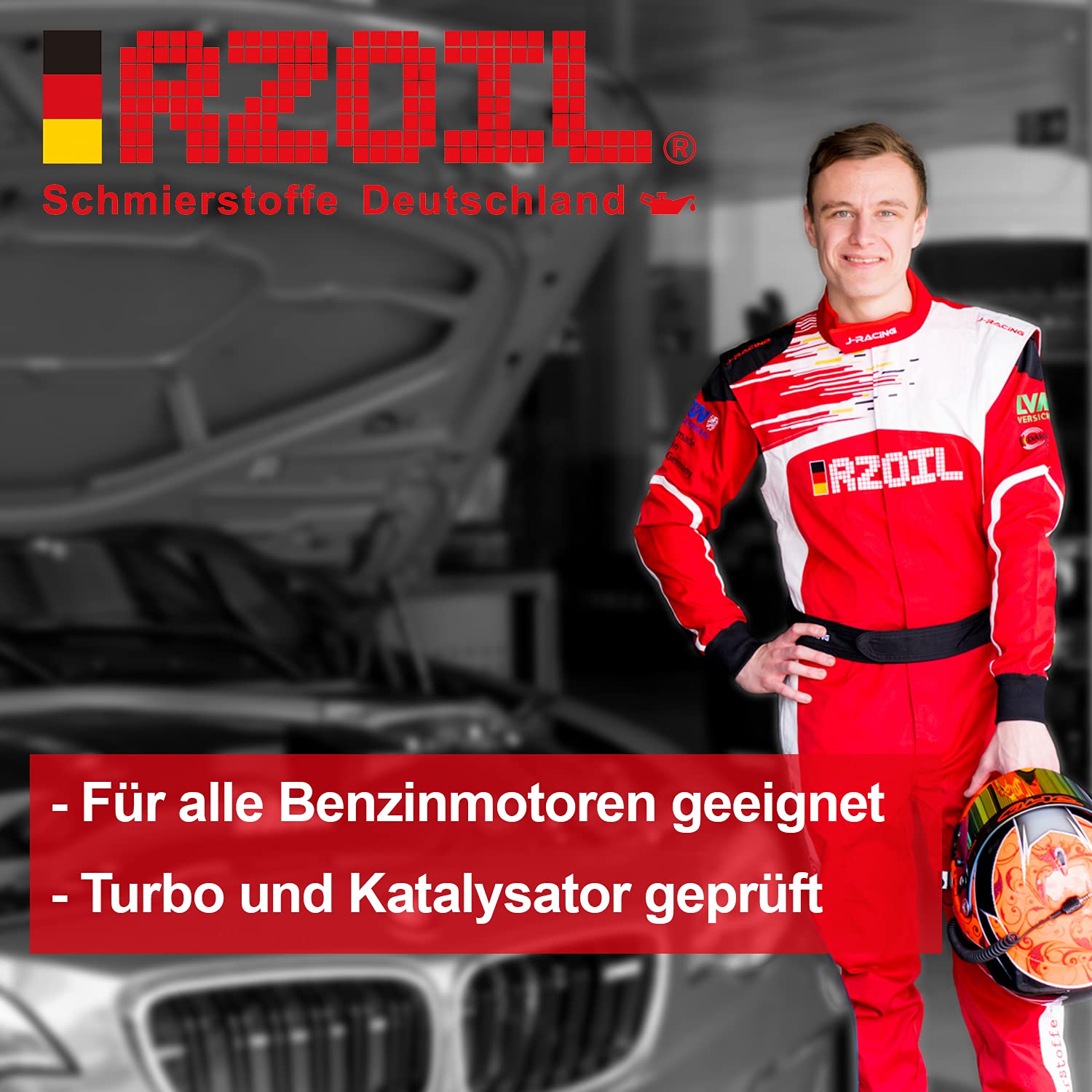6X RZ30G Oktanbooster | Oktanzahlverbesserer | Benzin Additiv | Ventilschutz | Motor Pflege | TÜV-Geprüft | 300 ml Dose